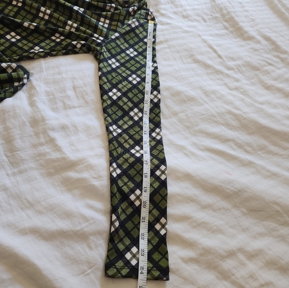 Michael Michael Kors Evergreen Plaid Long-Sleeve Holiday Dress size Medium - Picture 5 of 7